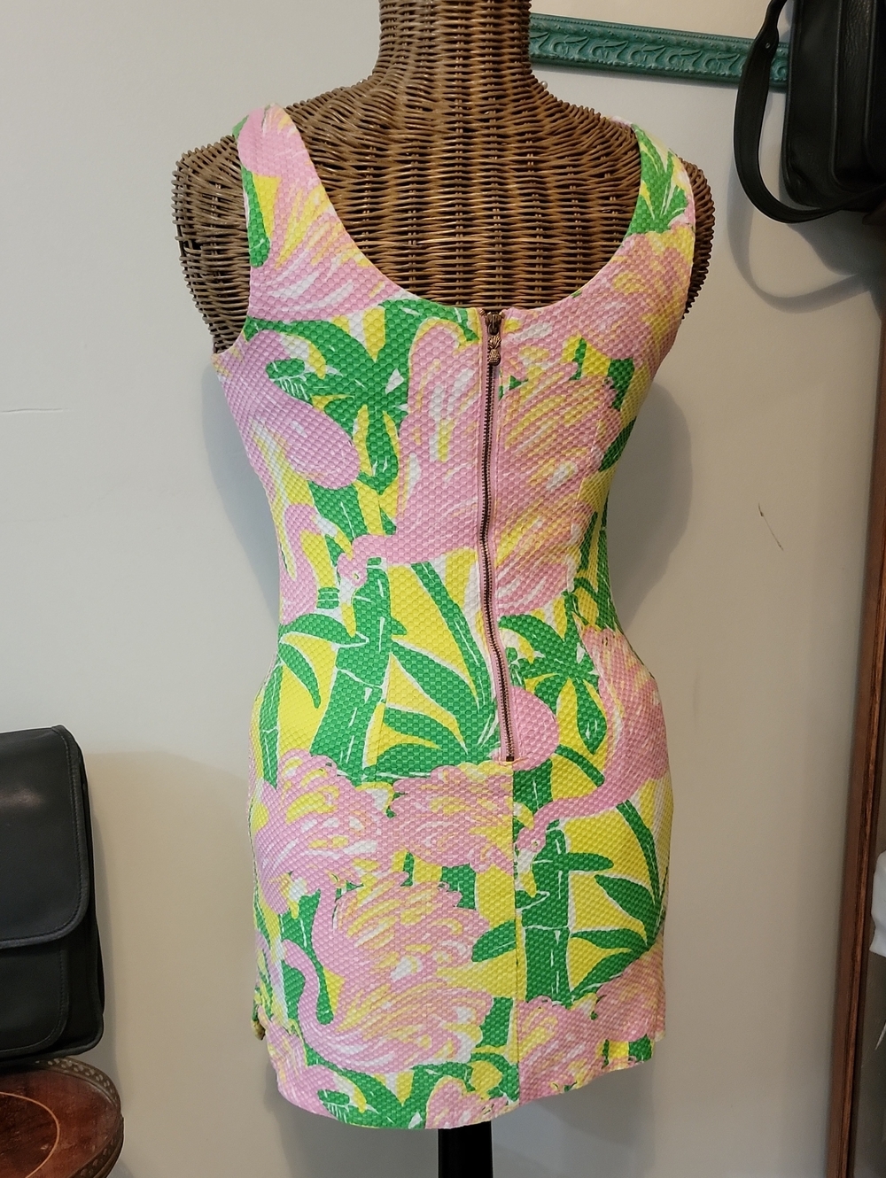 Lilly Pulitzer for Target 20th Anniversary Dress Fan Dance Pink Flamingo sz4 - Picture 3 of 11